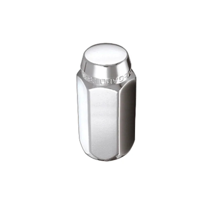 McGard Hex Lug Nut (Cone Seat) M14X1.5 / 22mm Hex / 1.635in. Length (4-Pack) - Chrome - Main Product View