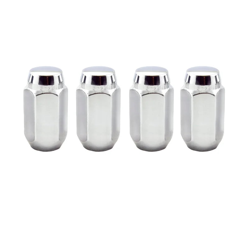 McGard Hex Lug Nut (Cone Seat) M14X1.5 / 22mm Hex / 1.635in. Length (4-Pack) - Chrome - Detail View