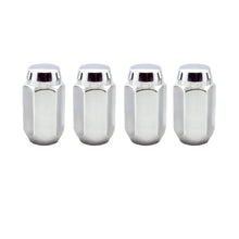Load image into Gallery viewer, McGard Hex Lug Nut (Cone Seat) M14X1.5 / 22mm Hex / 1.635in. Length (4-Pack) - Chrome - Detail View
