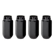 Load image into Gallery viewer, McGard Hex Lug Nut (Cone Seat) M14X1.5 / 22mm Hex / 1.945in. Length (4-Pack) - Black - Side View