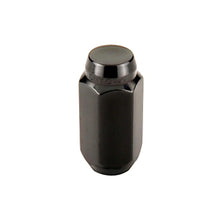 Load image into Gallery viewer, McGard Hex Lug Nut (Cone Seat) M14X1.5 / 22mm Hex / 1.945in. Length (4-Pack) - Black - Detail View