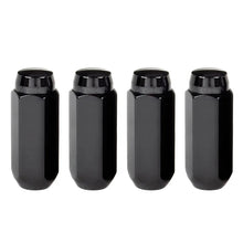 Load image into Gallery viewer, McGard Hex Lug Nut (Cone Seat) M14X2.0 / 13/16 Hex / 2.25in. Length (4-Pack) - Black - Main Product View