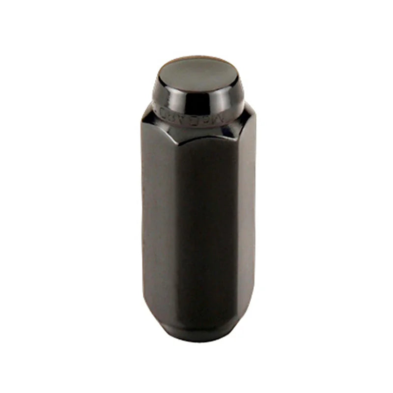 McGard Hex Lug Nut (Cone Seat) M14X2.0 / 13/16 Hex / 2.25in. Length (4-Pack) - Black - Side View
