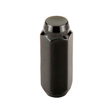 Load image into Gallery viewer, McGard Hex Lug Nut (Cone Seat) M14X2.0 / 13/16 Hex / 2.25in. Length (4-Pack) - Black - Side View