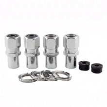 Load image into Gallery viewer, McGard Hex Lug Nut (Drag Racing Reg. Shank) 1/2-20 / 13/16 Hex / 1.86in. Length (4-Pack) - Chrome - Detail View