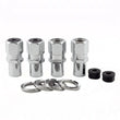 Load image into Gallery viewer, McGard Hex Lug Nut (Drag Racing Reg. Shank) M12X1.5 / 13/16 Hex / 1.86in. Length (4-Pack) - Chrome - Side View