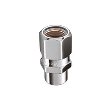 Load image into Gallery viewer, McGard Hex Lug Nut (Drag Racing Short Shank) 1/2-20 / 13/16 Hex / 1.6in. Length (4-Pack) - Chrome - Main Product View