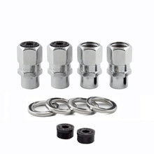 Load image into Gallery viewer, McGard Hex Lug Nut (Drag Racing Short Shank) 1/2-20 / 13/16 Hex / 1.6in. Length (4-Pack) - Chrome - Side View