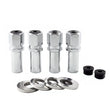 Load image into Gallery viewer, McGard Hex Lug Nut (Drag Racing X-Long Shank) 1/2-20 / 13/16 Hex / 2.475in. Length (4-Pack) - Chrome - Side View