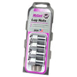 Load image into Gallery viewer, McGard Hex Lug Nut (Long Shank - .946in.) 1/2-20 / 13/16 Hex / 1.85in. Length (4-Pack) - Chrome - Side View