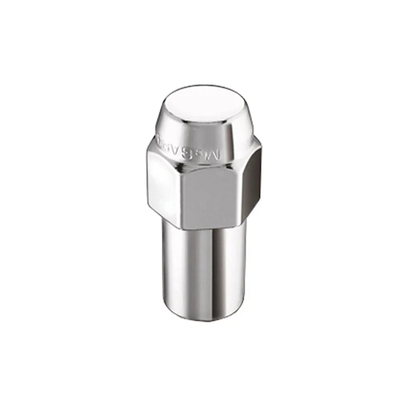 McGard Hex Lug Nut (Long Shank - .946in.) 7/16-20 / 13/16 Hex / 1.85in. Length (4-Pack) - Chrome - Detail View