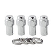 Load image into Gallery viewer, McGard Hex Lug Nut (Long Shank - .946in.) M12X1.5 / 13/16 Hex / 1.85in. Length (4-pack) - Chrome - Main Product View