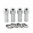 Load image into Gallery viewer, McGard Hex Lug Nut (X-Long Shank - 1.365in.) 1/2-20 / 13/16 Hex / 2.27in. Length (4-Pack) - Chrome - Main Product View