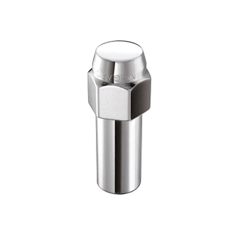 McGard Hex Lug Nut (X-Long Shank - 1.365in.) 1/2-20 / 13/16 Hex / 2.27in. Length (4-Pack) - Chrome - Side View