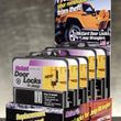 Load image into Gallery viewer, McGard Jeep Door Lock Counter Display - Incl. (3) Sets of 76060 / (2) Sets of 76057 / (1) Display - Side View