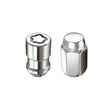 Load image into Gallery viewer, McGard Jeep Wrangler Hex Install Kit (Cone Seat) 1/2-20 / 13/16 Hex (18 Lug Nuts / 5 Locks) - Chrome - Side View