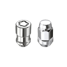 Load image into Gallery viewer, McGard Jeep Wrangler Install Kit (Cone / Bulge) 1/2-20 / 3/4 Hex / (18 Lug Nuts / 5 Locks) - Chrome - Side View