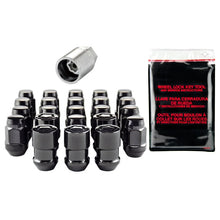 Load image into Gallery viewer, McGard Jeep Wrangler Install Kit (Cone Seat Bulge) 1/2-20 / 3/4 Hex / (18 Lug Nuts / 5 Locks) - Blk - Side View