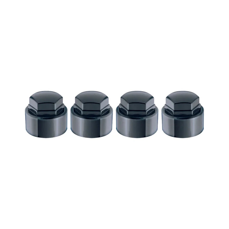 McGard Nylon Lug Caps For PN 24010-24013 (4-Pack) - Black - Installation View