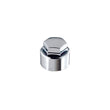 Load image into Gallery viewer, McGard Nylon Lug Caps For PN 24010-24013 (4-Pack) - Chrome - Back View