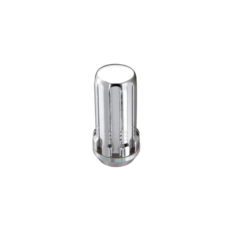 McGard SplineDrive Lug Nut (Cone Seat) 1/2-20 / 1.60in. Length (4-Pack) - Chrome (Req. Tool) - Back View