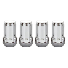Load image into Gallery viewer, McGard SplineDrive Lug Nut (Cone Seat) M14X1.5 / 1.648in. Length (4-Pack) - Chrome (Req. Tool) - Detail View