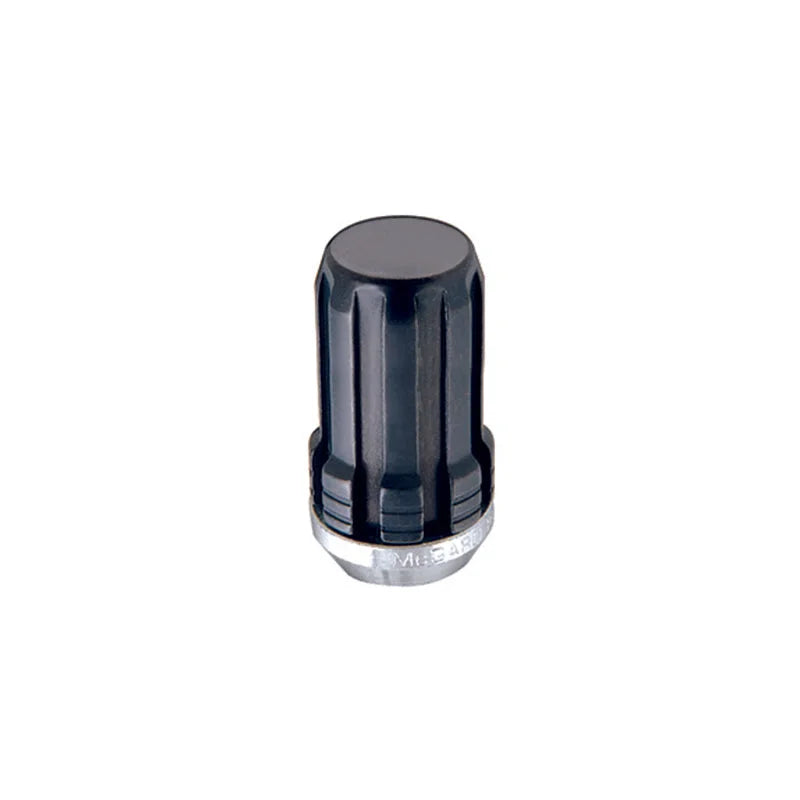 McGard SplineDrive Lug Nut (Cone Seat) M14X1.5 / 1.935in. Length (4-Pack) - Black (Req. Tool) - Main Product View