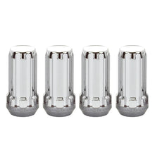 Load image into Gallery viewer, McGard SplineDrive Lug Nut (Cone Seat) M14X1.5 / 1.935in. Length (4-Pack) - Chrome (Req. Tool) - Detail View