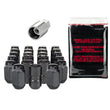 Load image into Gallery viewer, McGard SplineDrive Tuner 23-PC Jeep JL Install Kit w/Locks &amp; Tool (Cone) M14X1.5 / 22m Hex - Black - Side View