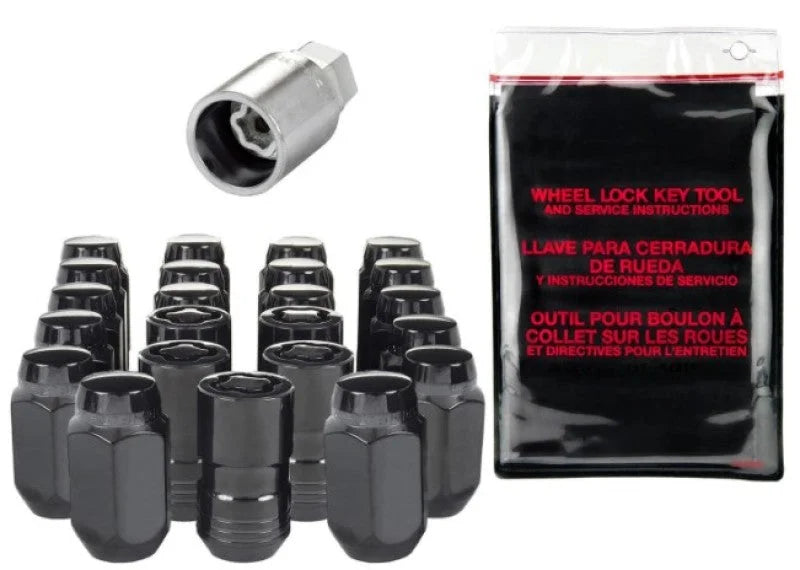 McGard SplineDrive Tuner 23-PC Jeep JL Install Kit w/Locks & Tool (Cone) M14X1.5 / 22m Hex - Black - Additional View 5
