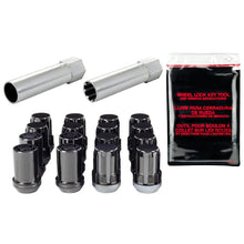 Load image into Gallery viewer, McGard SplineDrive Tuner 4 Lug Install Kit w/Locks &amp; Tool (Cone) M12X1.25 / 13/16 Hex - Blk - Side View