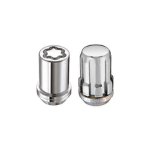 Load image into Gallery viewer, McGard SplineDrive Tuner 4 Lug Install Kit w/Locks &amp; Tool (Cone) M12X1.25 / 13/16 Hex - Chrome - Main Product View
