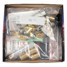 Load image into Gallery viewer, McGard SplineDrive Tuner 4 Lug Install Kit w/Locks &amp; Tool (Cone) M12X1.25 / 13/16 Hex - Gold - Installation View