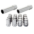 Load image into Gallery viewer, McGard SplineDrive Tuner 4 Lug Install Kit w/Locks &amp; Tool (Cone) M12x1.5 / 13/16 Hex - Chrome (CS) - Detail View