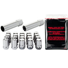 Load image into Gallery viewer, McGard SplineDrive Tuner 5 Lug Install Kit w/Locks &amp; Tool (Cone) M12X1.25 / 13/16 Hex - Chrome - Side View