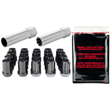Load image into Gallery viewer, McGard SplineDrive Tuner 5 Lug Install Kit w/Locks &amp; Tool (Cone) M12X1.5 / 13/16 Hex - Blk - Back View