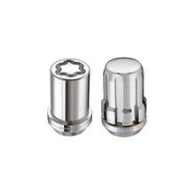 Load image into Gallery viewer, McGard SplineDrive Tuner 5 Lug Install Kit w/Locks &amp; Tool (Cone) M12X1.5 / 13/16 Hex - Chrome - Back View