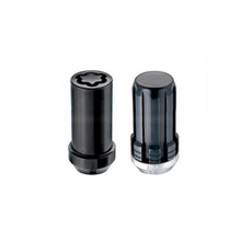 Load image into Gallery viewer, McGard SplineDrive Tuner 5 Lug Install Kit w/Locks &amp; Tool (Cone) M14X1.5 / 1in. Hex - Blk - Back View