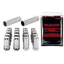 Load image into Gallery viewer, McGard SplineDrive Tuner 5 Lug Install Kit w/Locks &amp; Tool (Cone) M14X1.5 / 1in. Hex - Chrome - Back View