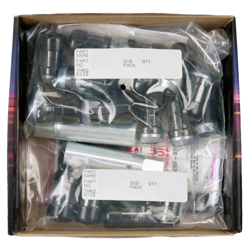 McGard SplineDrive Tuner 5 Lug Install Kit w/Locks & Tool (Cone) M14X1.5 / 22mm Hex - Blk - Installation View