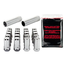 Load image into Gallery viewer, McGard SplineDrive Tuner 5 Lug Install Kit w/Locks &amp; Tool (Cone) M14X1.5 / 22mm Hex - Chrome - Back View