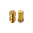 Load image into Gallery viewer, McGard SplineDrive Tuner 6 Lug Install Kit w/Locks &amp; Tool (Cone) M14X1.5 / 1in. Hex - Gold - Main Product View