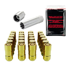 Load image into Gallery viewer, McGard SplineDrive Tuner 6 Lug Install Kit w/Locks &amp; Tool (Cone) M14X1.5 / 1in. Hex - Gold - Back View