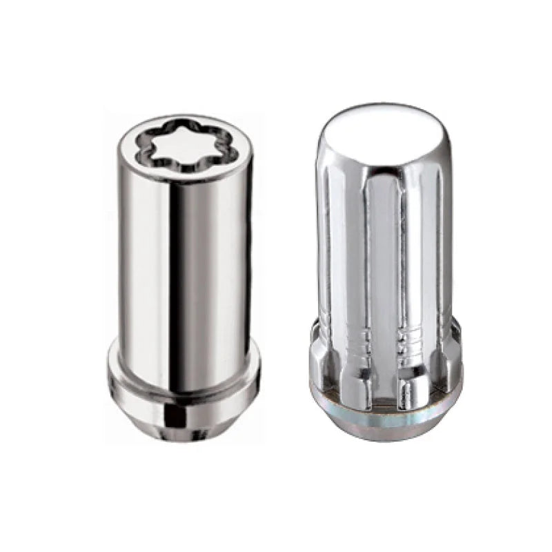 McGard SplineDrive Tuner 6 Lug Install Kit w/Locks & Tool (Cone) M14X1.5 / 22mm Hex - Chrome - Main Product View
