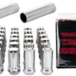 Load image into Gallery viewer, McGard SplineDrive Tuner 6 Lug Install Kit w/Locks &amp; Tool (Cone) M14X1.5 / 22mm Hex - Chrome - Installation View