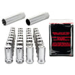 Load image into Gallery viewer, McGard SplineDrive Tuner 8 Lug Install Kit w/Locks &amp; Tool (Cone) M14X1.5 / 1in. Hex - Chrome - Back View