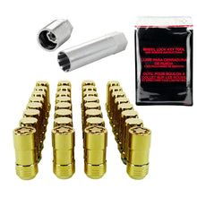 Load image into Gallery viewer, McGard SplineDrive Tuner 8 Lug Install Kit w/Locks &amp; Tool (Cone) M14X1.5 / 1in. Hex - Gold - Main Product View