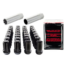 Load image into Gallery viewer, McGard SplineDrive Tuner 8 Lug Install Kit w/Locks &amp; Tool (Cone) M14X1.5 / 22mm Hex - Blk - Back View