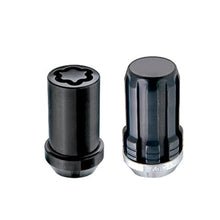 Load image into Gallery viewer, McGard SplineDrive Tuner Jeep 23pc. Kit (Cone) 1/2-20 / 13/16 Hex (18 Lug Nuts / 5 Locks) - Blk - Back View