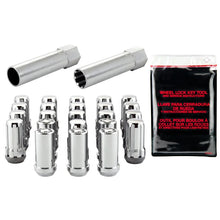 Load image into Gallery viewer, McGard SplineDrive Tuner Jeep 23pc. Kit (Cone) 1/2-20 / 13/16 Hex (18 Lug Nuts / 5 Locks) - Chrome - Side View